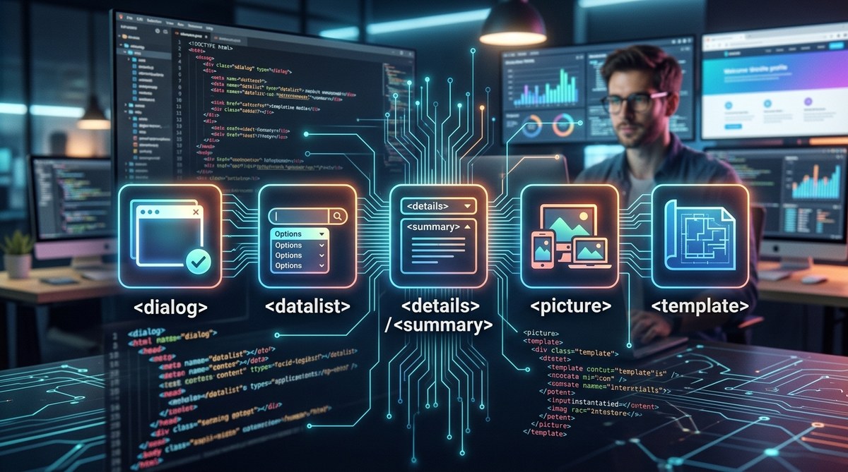 5 Underutilized HTML5 Elements That Solve Real Development Problems in 2026