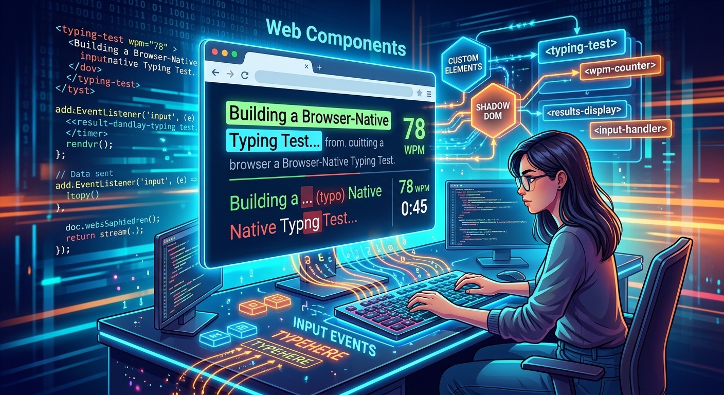 Building a Browser-Native Typing Test with Web Components and Input Events